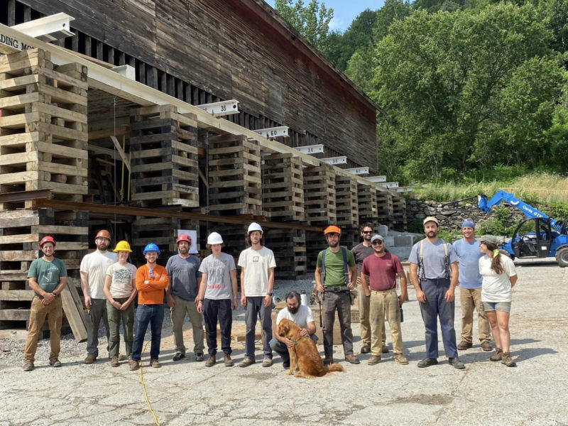 East Monitor Barn: July & August Construction Updates