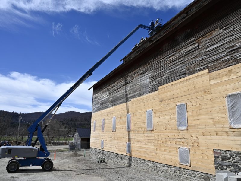 East Monitor Barn: April 2024 Construction Updates