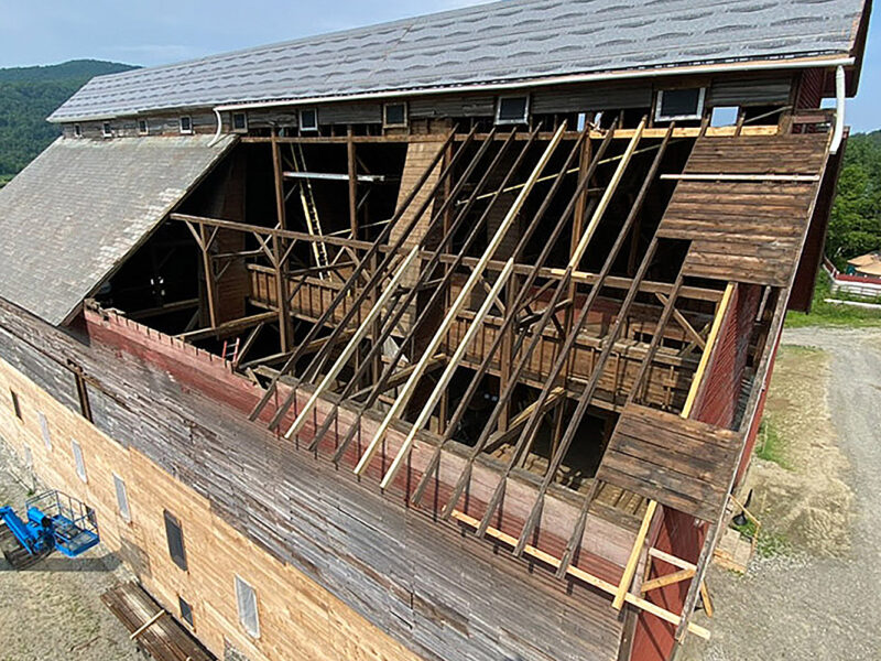 Barn Restoration Provides Training in the Trades